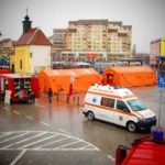 GALERIE FOTO: Exercițiu amplu în Gara CFR Sibiu