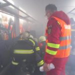 GALERIE FOTO: Exercițiu amplu în Gara CFR Sibiu