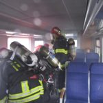 GALERIE FOTO: Exercițiu amplu în Gara CFR Sibiu