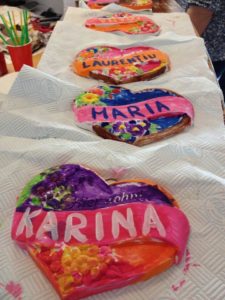 Inimioara de pe ușă, atelier caritabil pentru SUS INIMA