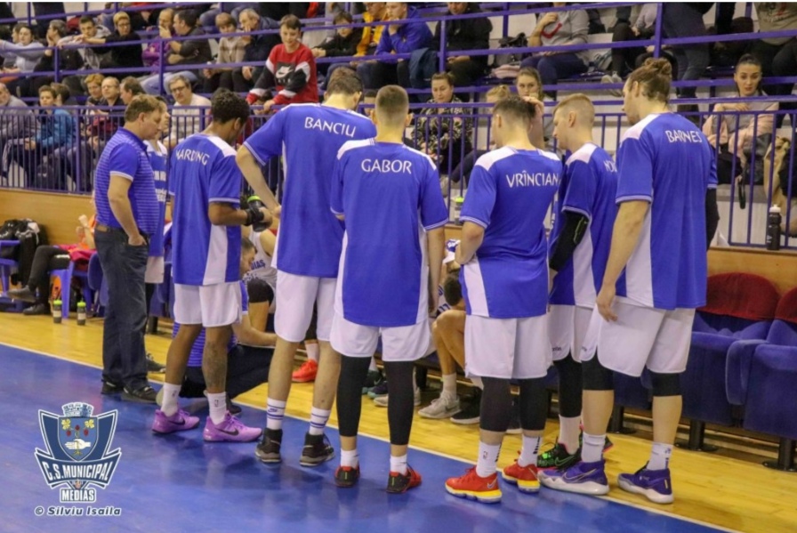 Formația CSM Mediaș va relua pregătirile pentru faza a doua a Ligii Națonale de Baschet Masculin