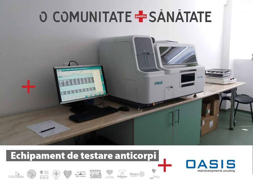 Un nou echipament pentru testarea coronavirusului, instalat la Spitalul Județean Sibiu
