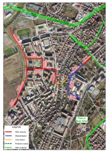 Foto | Primăria Sibiu a primit finanțare pentru 6 km de piste pentru biciclete  