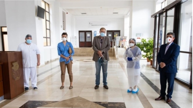 Monitoare performante donate Spitalului Județean în urma unui parteneriat Altex România - ULBS