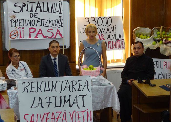 Spitalul de Pneumoftiziologie s-a implicat în numeroase acțiuni antifumat