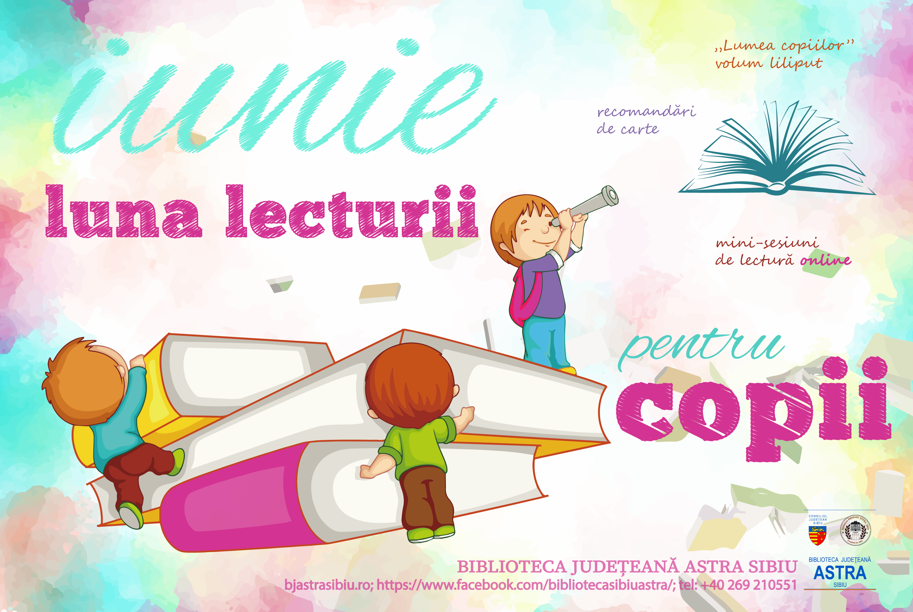 Luna lecturii pentru copii la Biblioteca Județeană ASTRA Sibiu