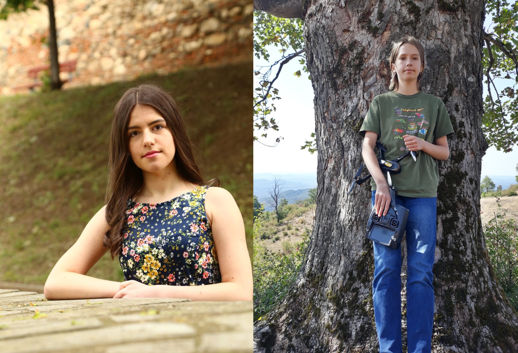 Cristiana Roman și Irina Popa- eleve de 10 în vremea pandemiei