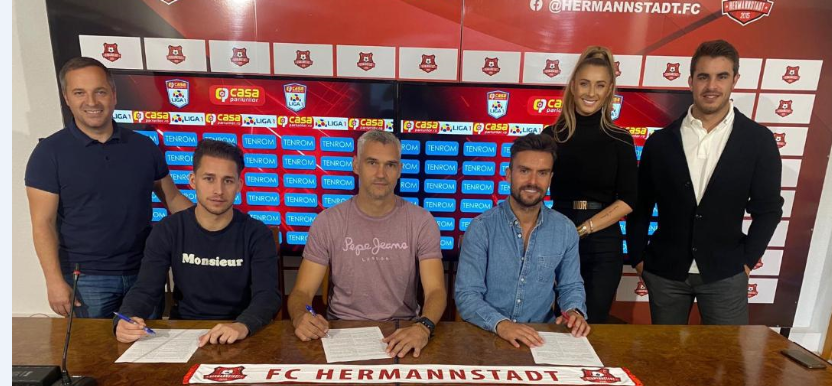 A.F.C. Hermannstadt l-a prezentat astăzi oficial pe Ruben Albes- noul antrenor al echipei