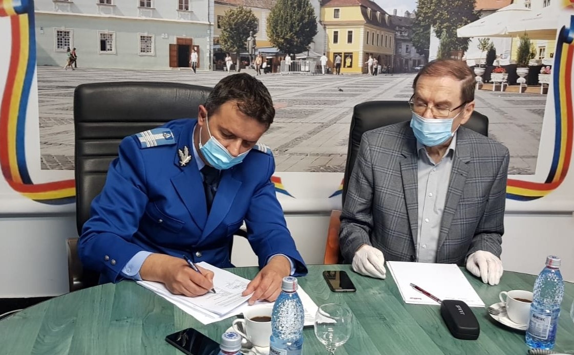 Inspectoratul de Jandarmi Județean Sibiu a semnat recent un contract de renovare al pavilionului principal al sediului instituției