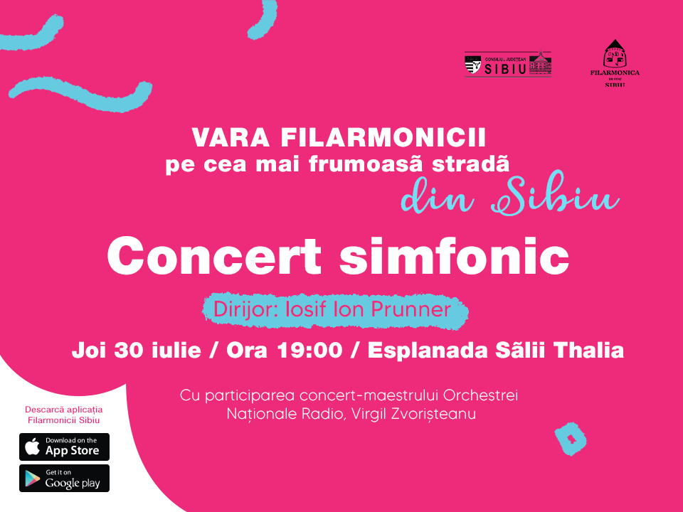 Filarmonica Sibiu închide Stagiunea simfonică 2019-2020, ”en fanfare”, cu doi invitați de marcă
