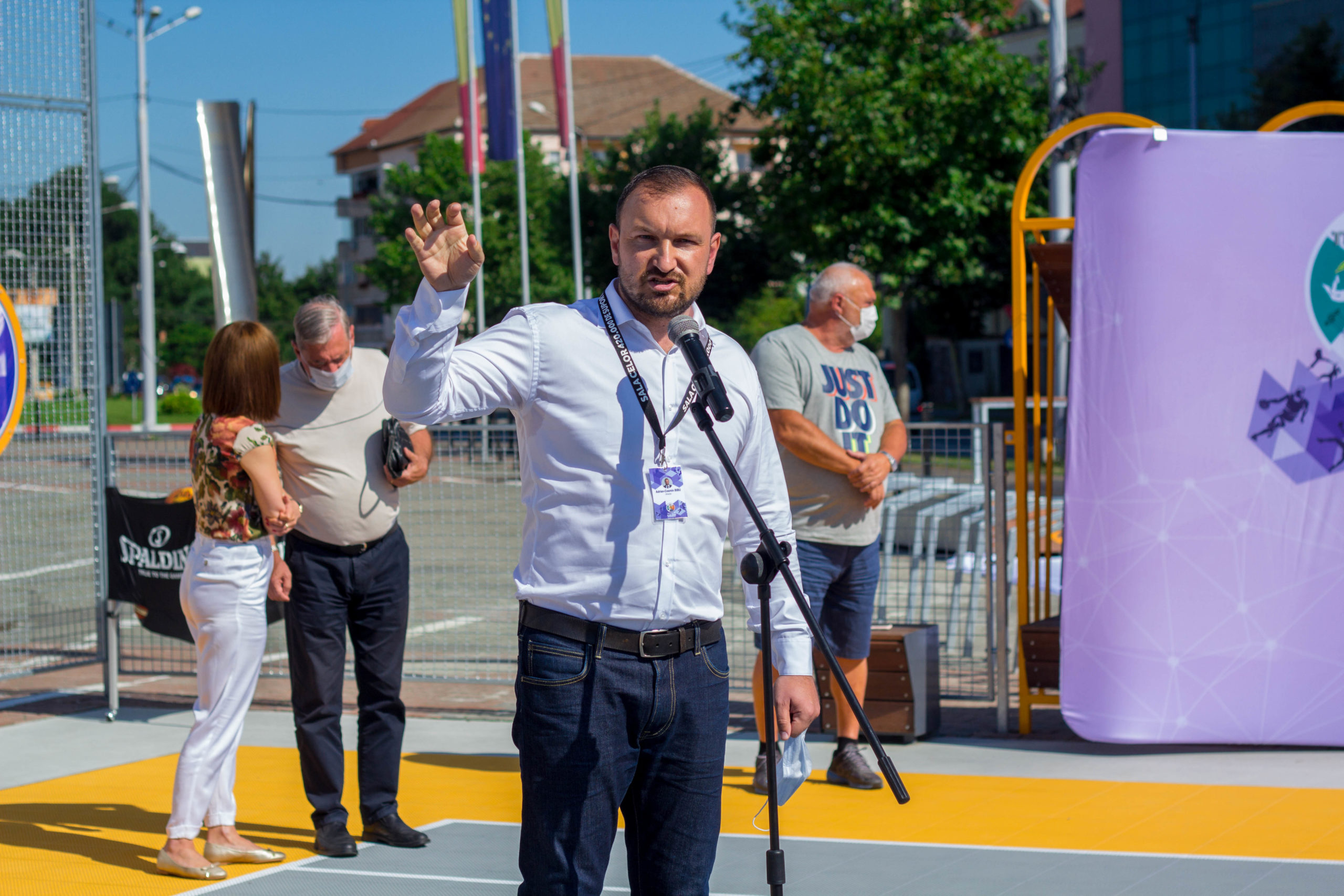 VIDEO - A fost inaugurat terenul de baschet 3x3, care poartă numele jucătorului Elemer Tordai