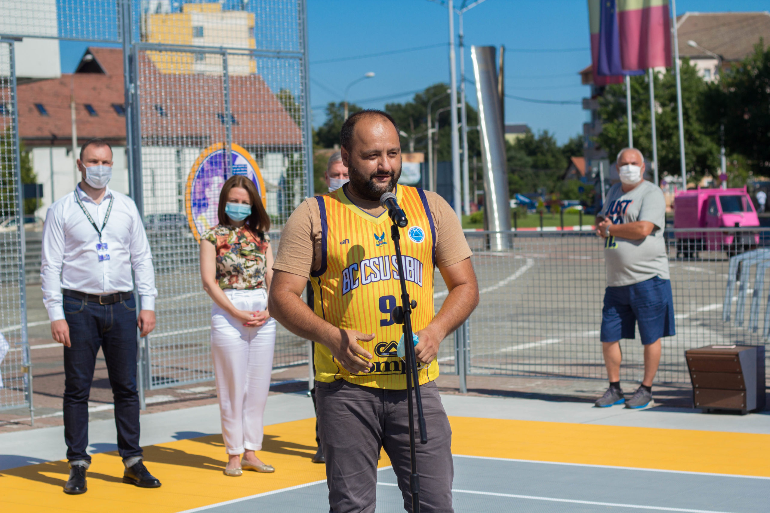 VIDEO - A fost inaugurat terenul de baschet 3x3, care poartă numele jucătorului Elemer Tordai