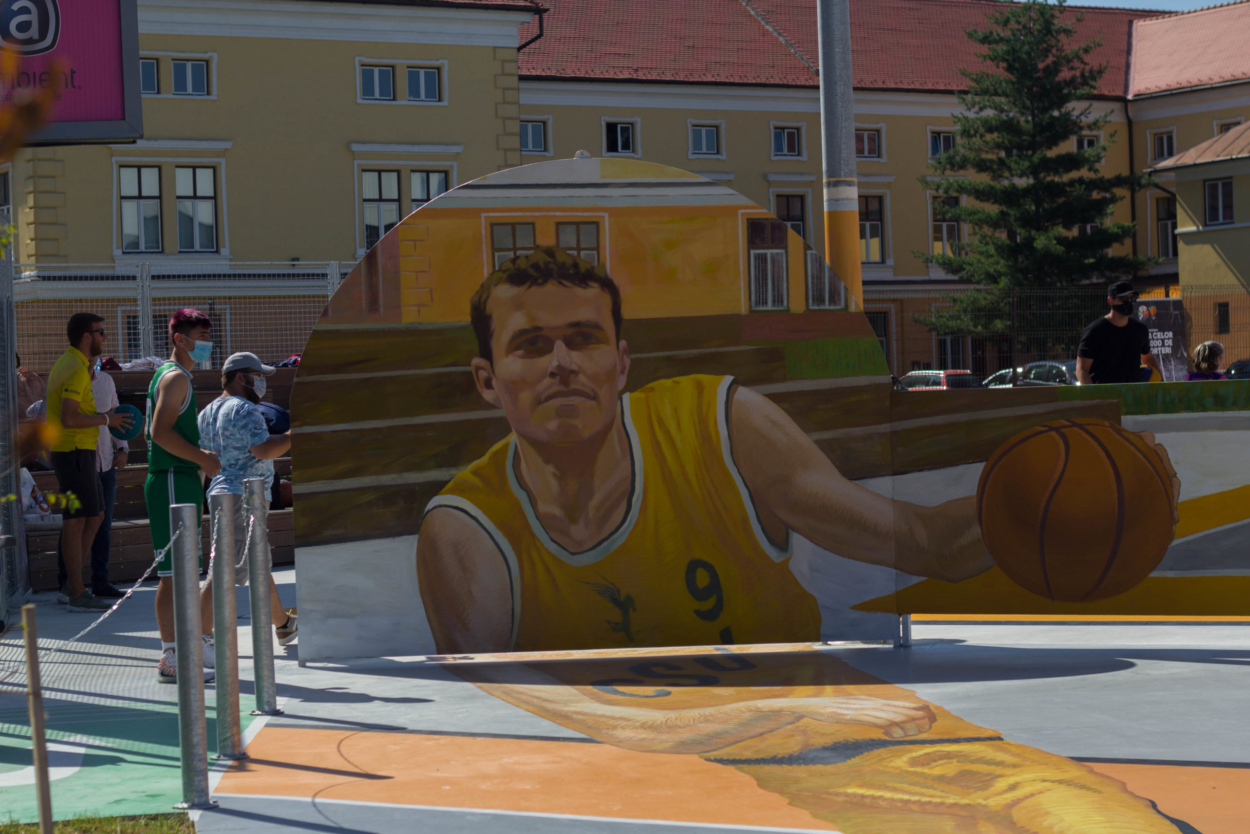 VIDEO - A fost inaugurat terenul de baschet 3x3, care poartă numele jucătorului Elemer Tordai