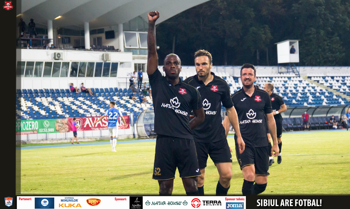 A.F.C.Hermannstadt s-a impus aseară în deplasare cu scorul de 3-2 în fața celor de la Poli Iași