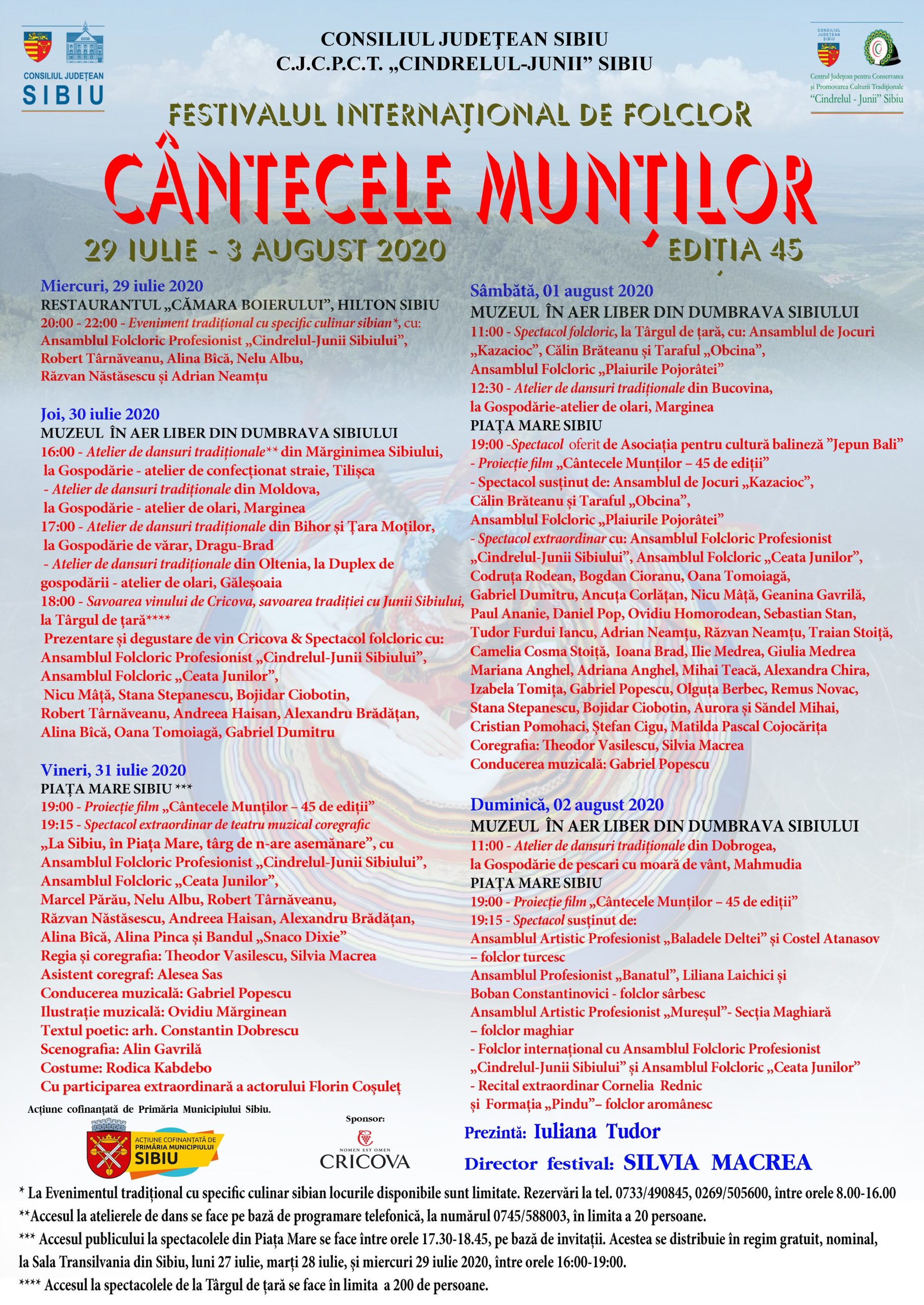 Start Festival „Cântecele Munților” 2020