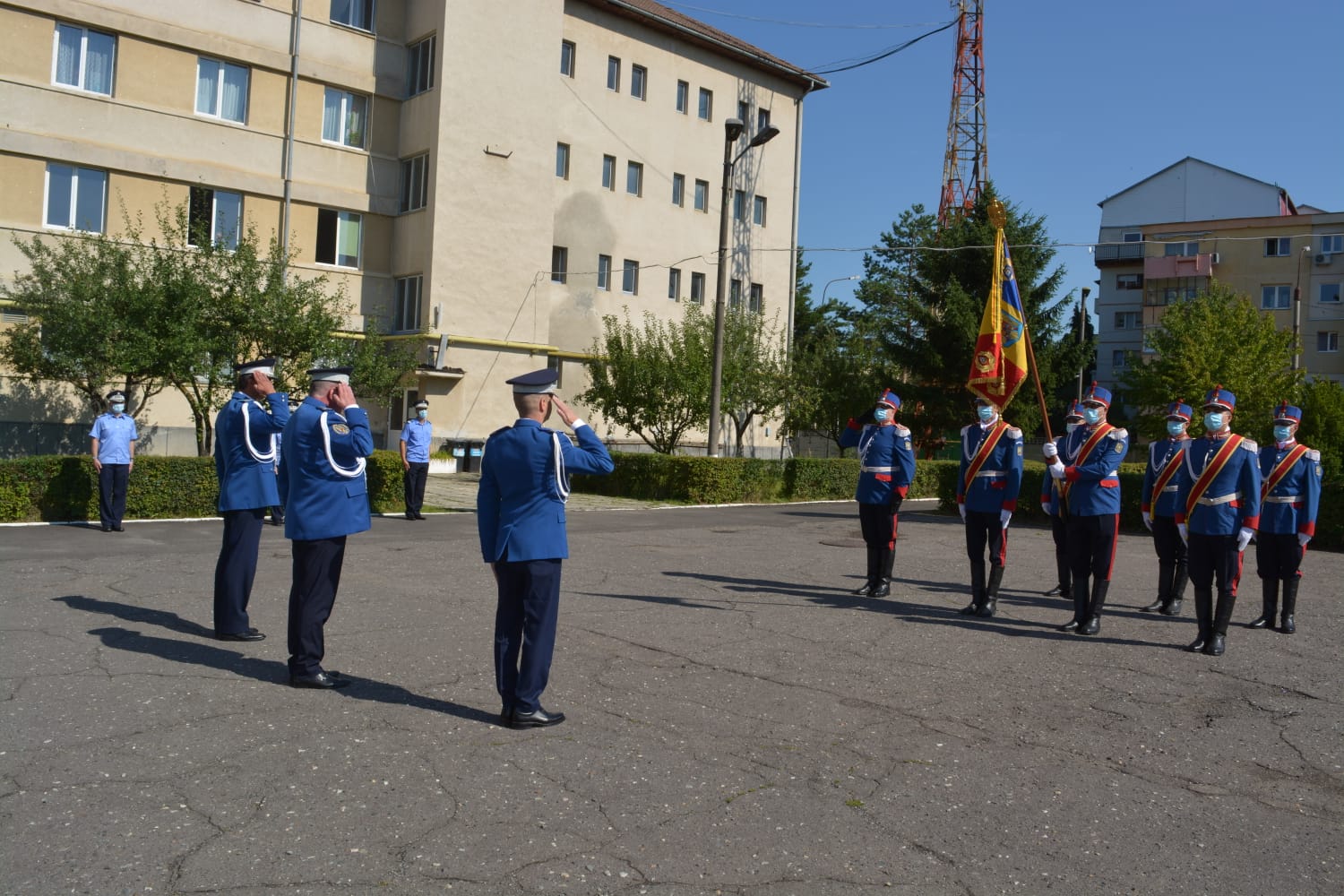 Predarea ștafetei la Jandarmeria Sibiu- pleacă Dogaru, vine Gândilă
