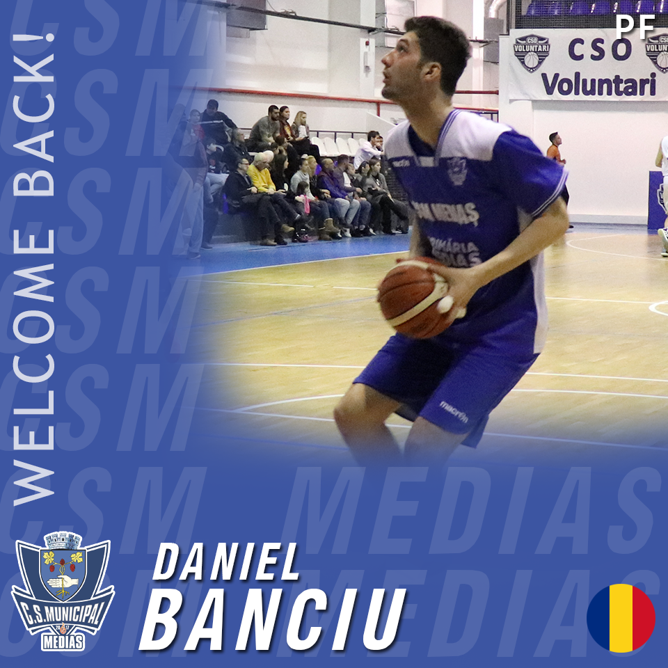 Daniel Banciu și-a prelungit înțelegerea cu CSM Mediaș