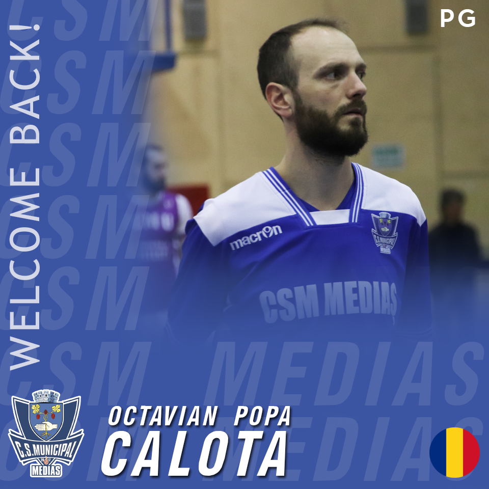 Octavian Popa Calotă, încă un sezon în alb-albastru