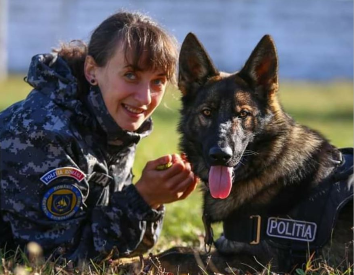 „Polițistul” Ares, șeful de promoție la cursul chinologic de "Căutare-Salvare în mediu natural"