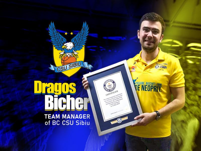 Dragoș Bicher este noul team manager al BC CSU Sibiu