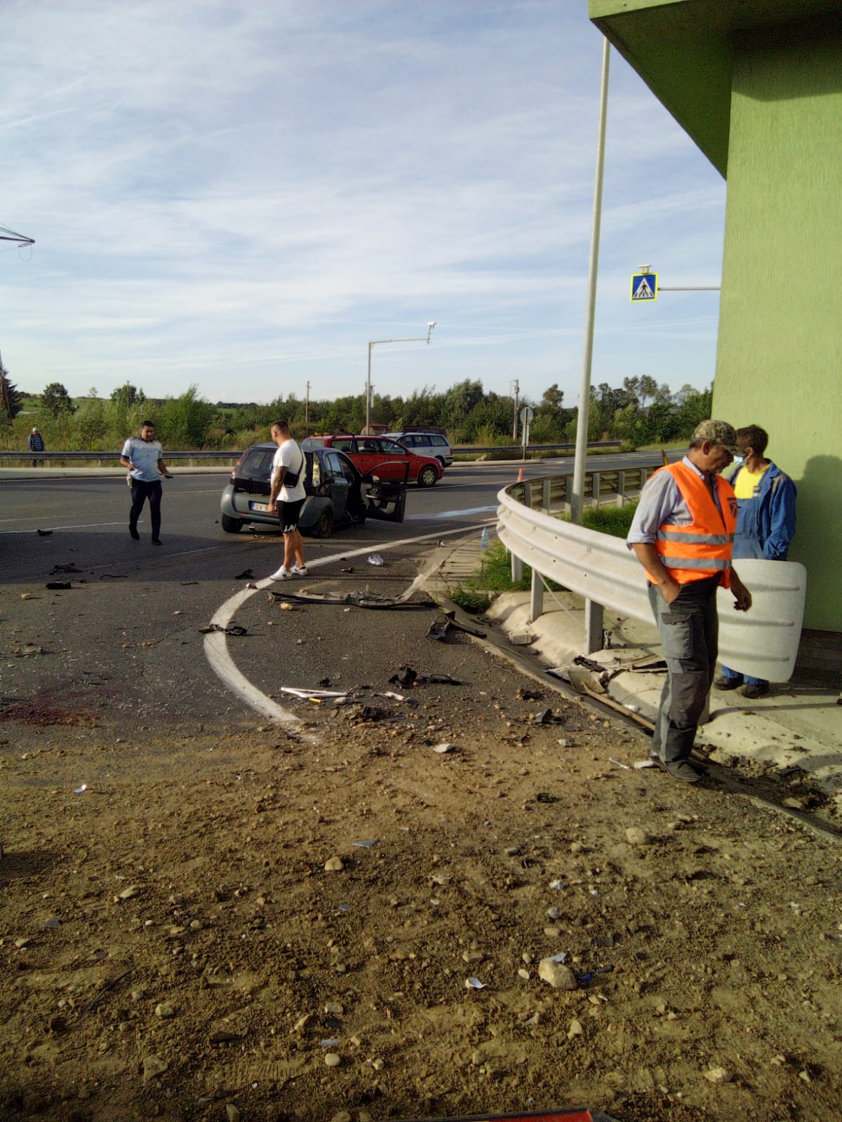 Accident rutier cu trei victime pe DN1 la intersecția cu DC 67, în Săliște