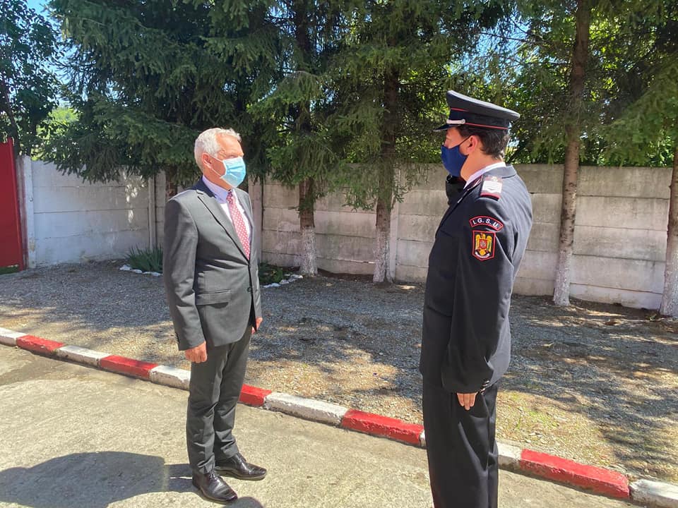 O zi plină de emoții pentru 32 de pompieri sibieni