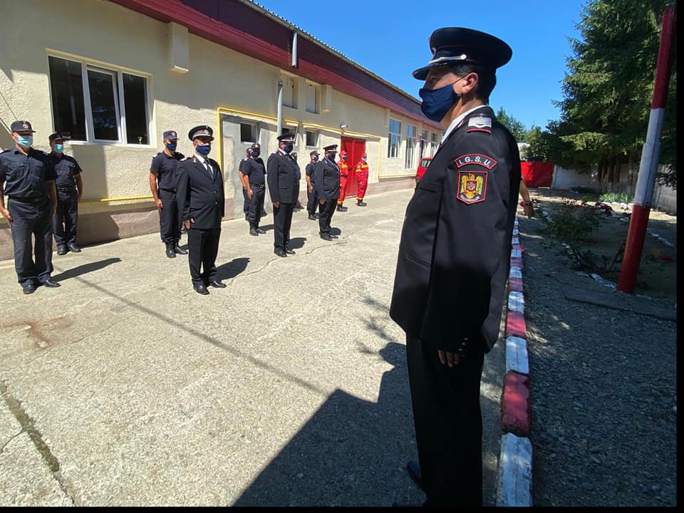 O zi plină de emoții pentru 32 de pompieri sibieni
