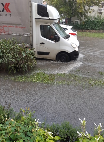 FOTO- VIDEO Strada Maramureșului din nou inundată