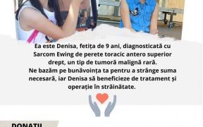 Bazar caritabil dedicat strângerii de fonduri pentru Denisa