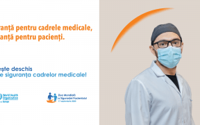 Spitalul de Pneumoftiziologie, iluminat în portocaliu cu ocazia Zilei Mondiale a Pacientului