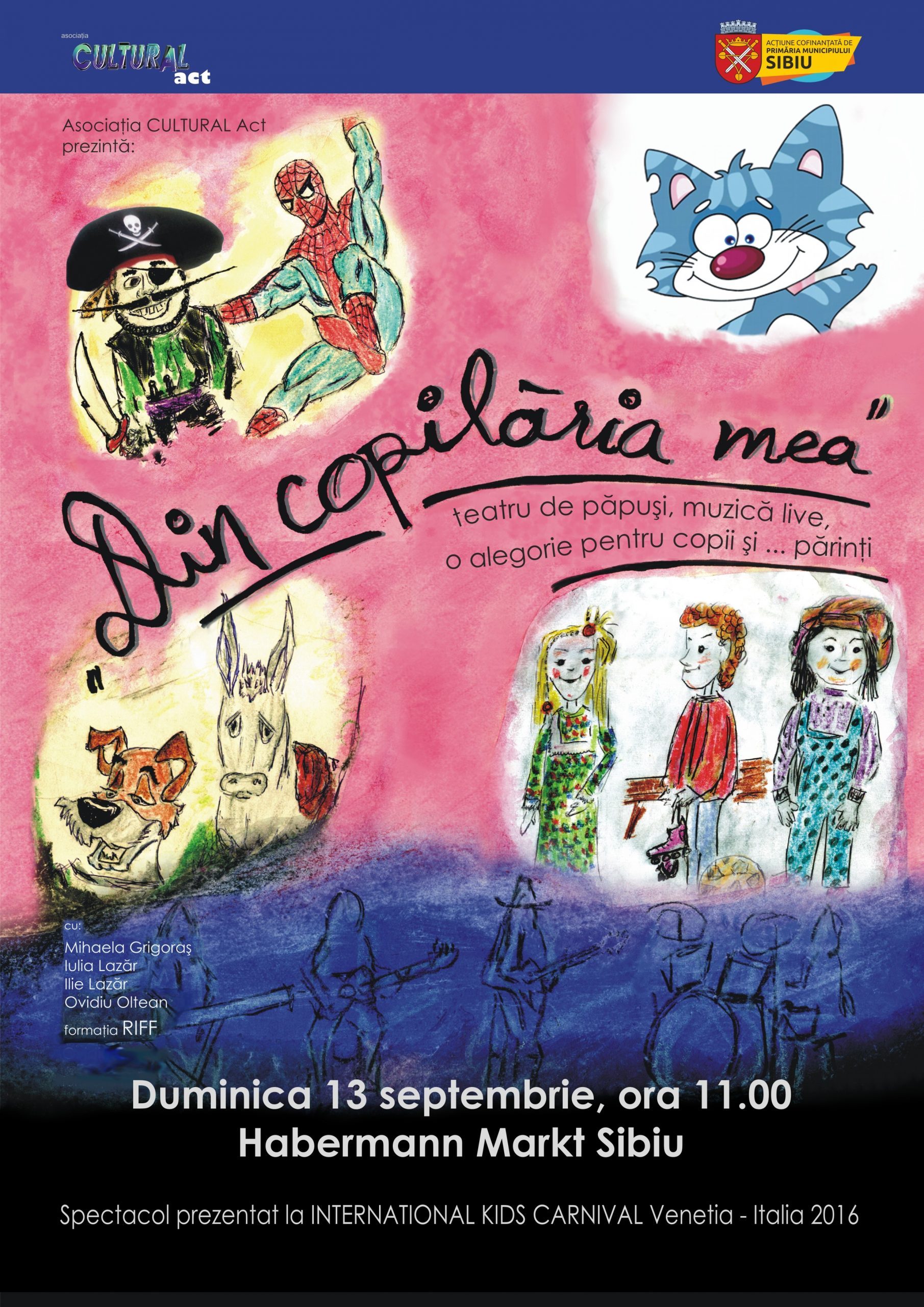 Spectacolul muzical de teatru pentru copii Din Copilăria Mea- Riff 50th Anniversary