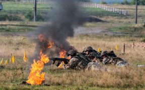 Cei peste 300 de cadeți ai AFT Sibiu au cunoscut viața de militar