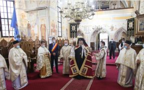 Binecuvântare peste comunitatea de credincioşi din Săliştea Sibiului