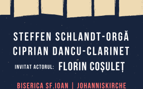 Steffen Schlandt, organistul Bisericii Negre din Brașov va susține o serie de concerte în localități din județul Sibiu