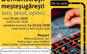 Cuvintele cheie în Muzeul Astra în weekendul ce vine: tors, țesut, opinci!