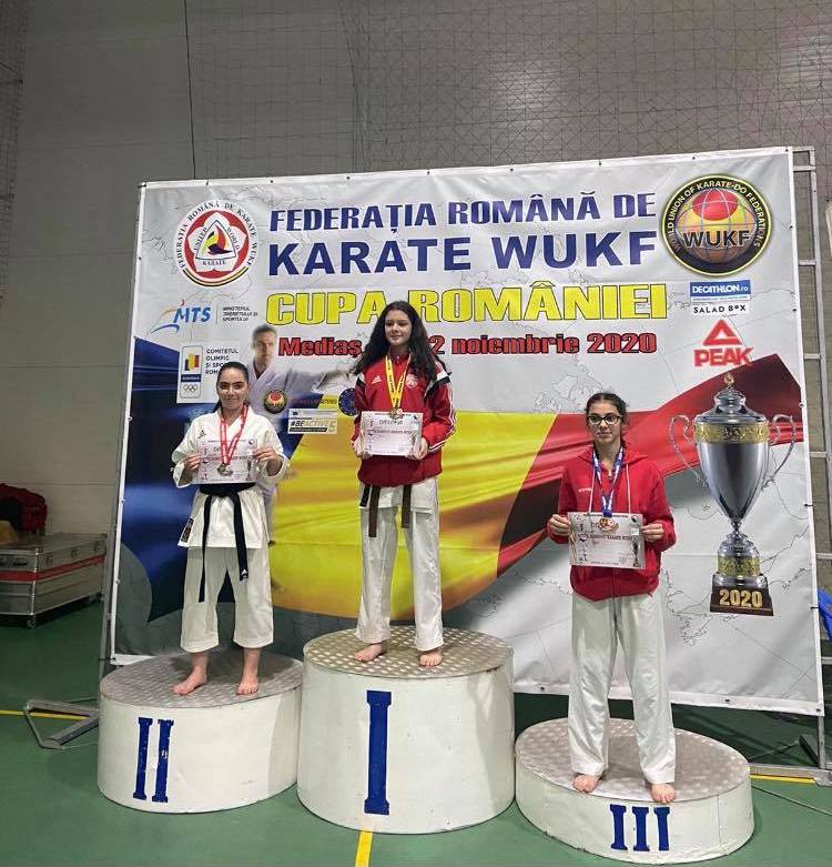 Medalii în Cupa României pentru karatiștii Liceului Teoretic Axente Sever de la Ippon Mediaș