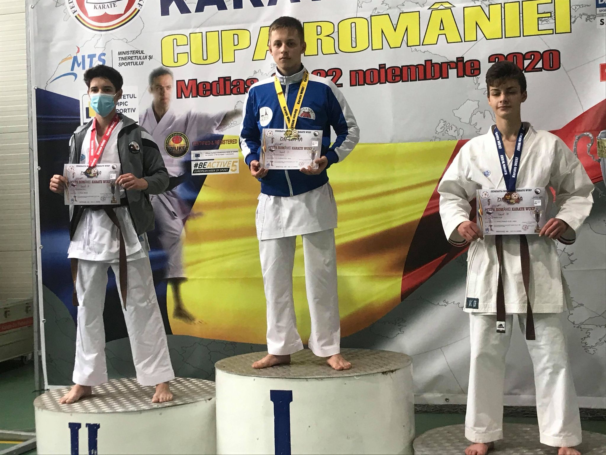 Medalii în Cupa României pentru karatiștii Liceului Teoretic Axente Sever de la Ippon Mediaș