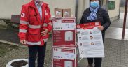 Crucea Roșie Română - Filiala Sibiu a donat câteva boilere unor școli din județ