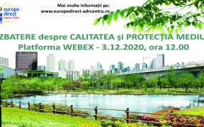 Dezbatere online cu cetățenii din Alba și Sibiu pe teme de protecție a mediului