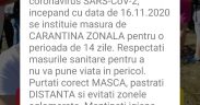 Mesaje RO ALERT despre carantinare