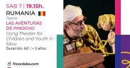 „Aventurile lui Pinocchio”, spectacolul Teatrului „Gong” se vede în Argentina