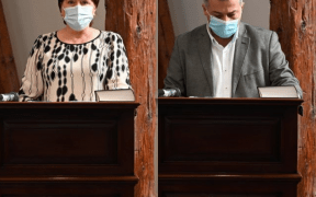 Corina Bokor (FDGR) și Alexandru Dumbravă (PNL) sunt viceprimarii Primăriei Sibiu
