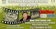Festivalul Național de Folclor „Ioan Macrea” se mută în mediul online și la TVR 1