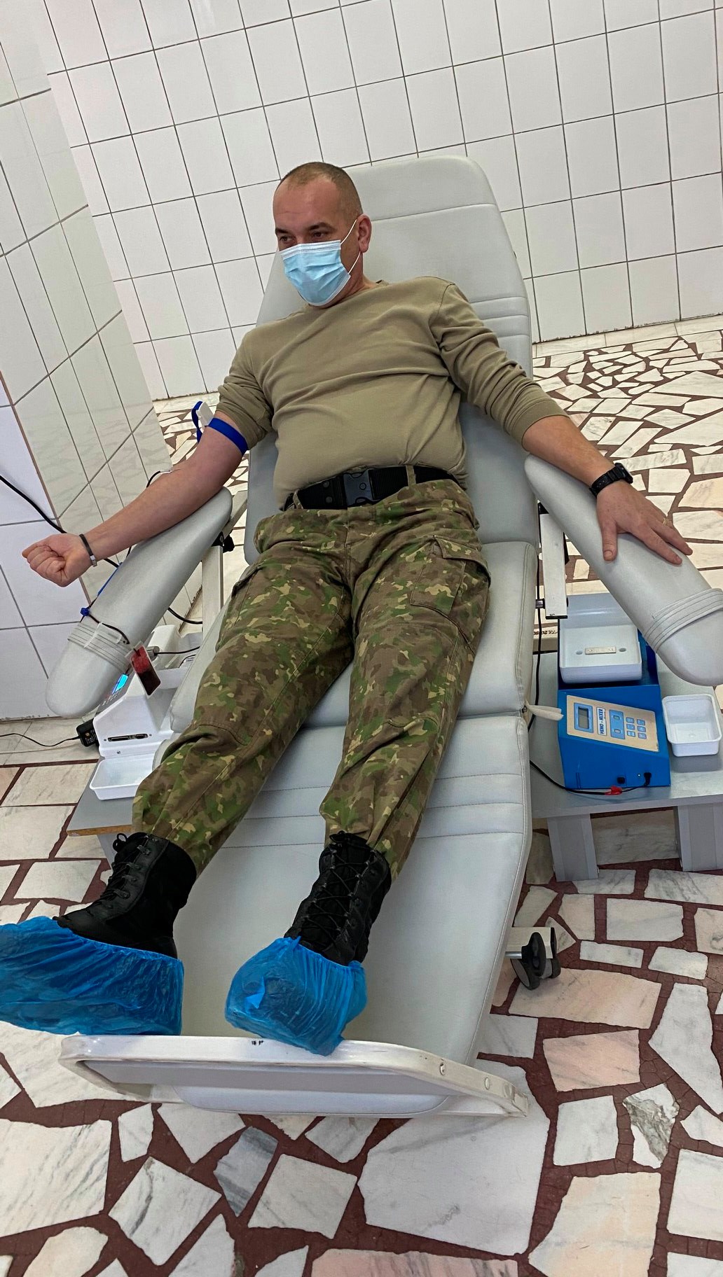 Personalul medical al Spitalului Militar a donat sânge