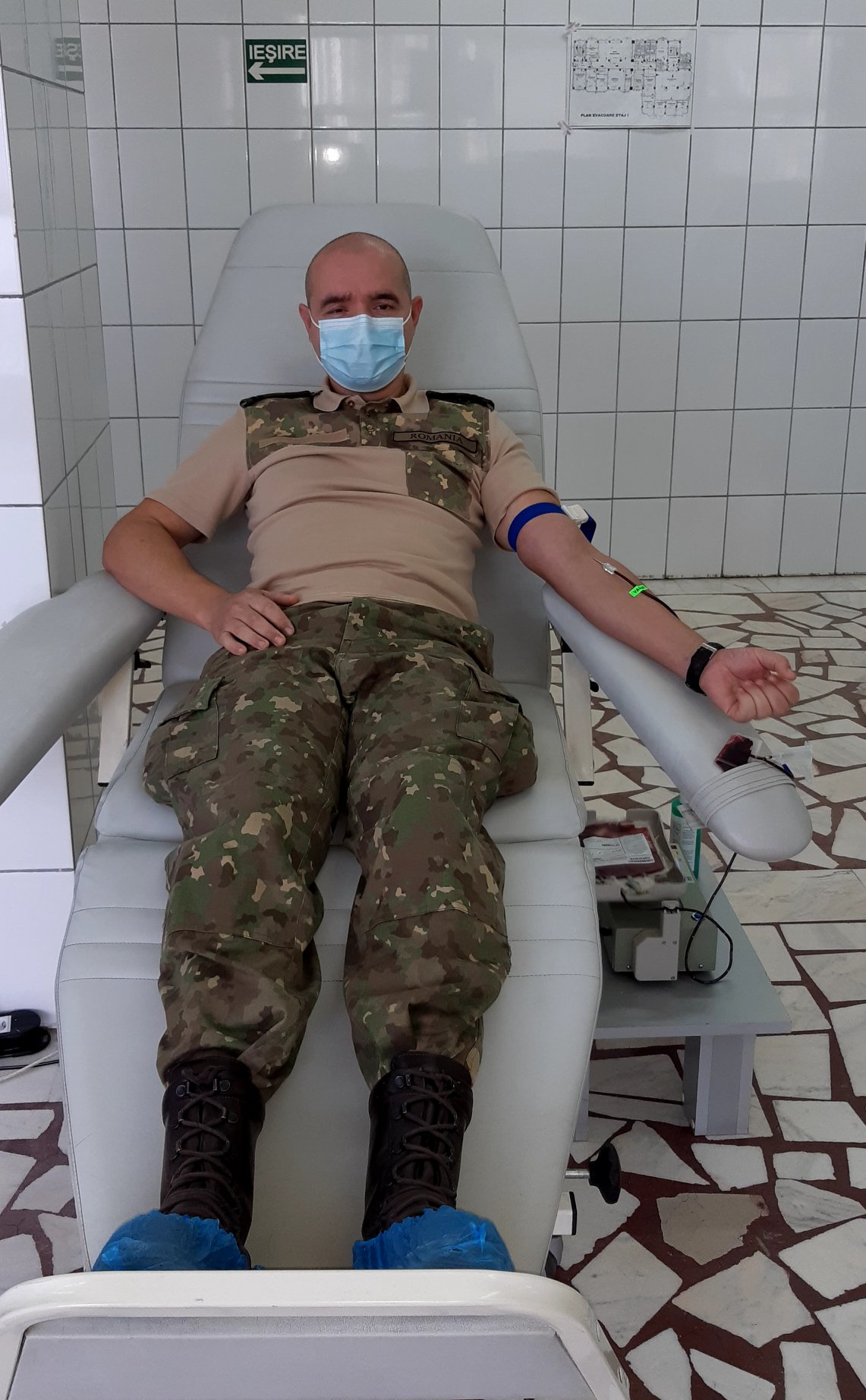 Personalul medical al Spitalului Militar a donat sânge