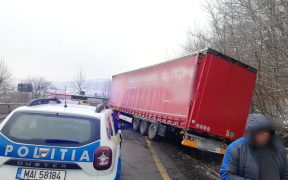 Accident rutier la intrarea în Tălmaciu dinspre Vâlcea