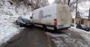 FOTO- Accident rutier grav la intrarea în localitatea Laslea