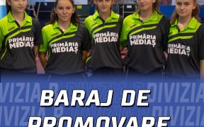 Echipele de tenis de masă ale clubului CSM Mediaș au reușit calificarea la barajele de promovare