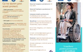 Vouchere în valoare de până la 5000 de euro pentru achiziția de tehnologie asistivă, dedicate persoanelor cu dizabilități