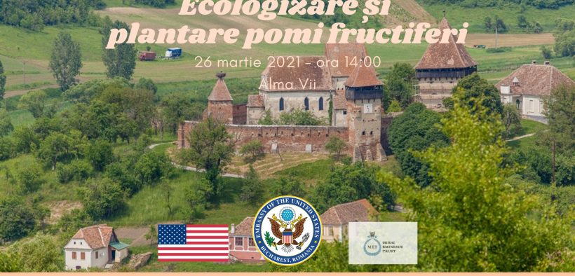 Acțiune de ecologizare și plantare pomi fructiferi în cadrul proiectului REVEAL Alma Vii